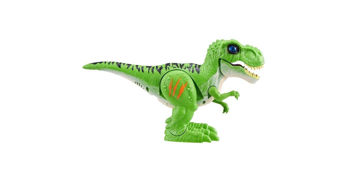 ZURU Robo Alive - Dinosaurier T-Rex Serie 2, Spielfigur(grün)