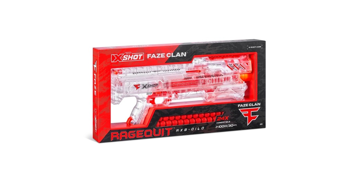 ZURU X-Shot FaZe Clan Ragequit Round, Kugelblaster