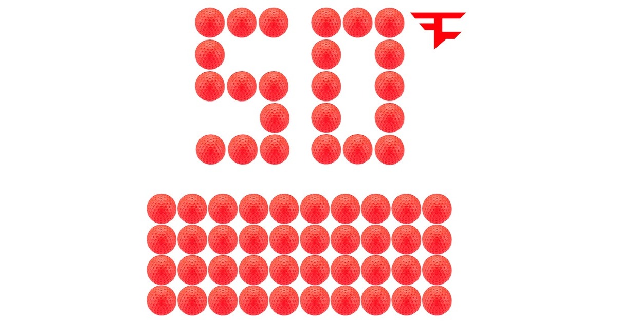 ZURU X-Shot FazeClan 50 Dart Balls Nachfüllpack, Kugelblaster