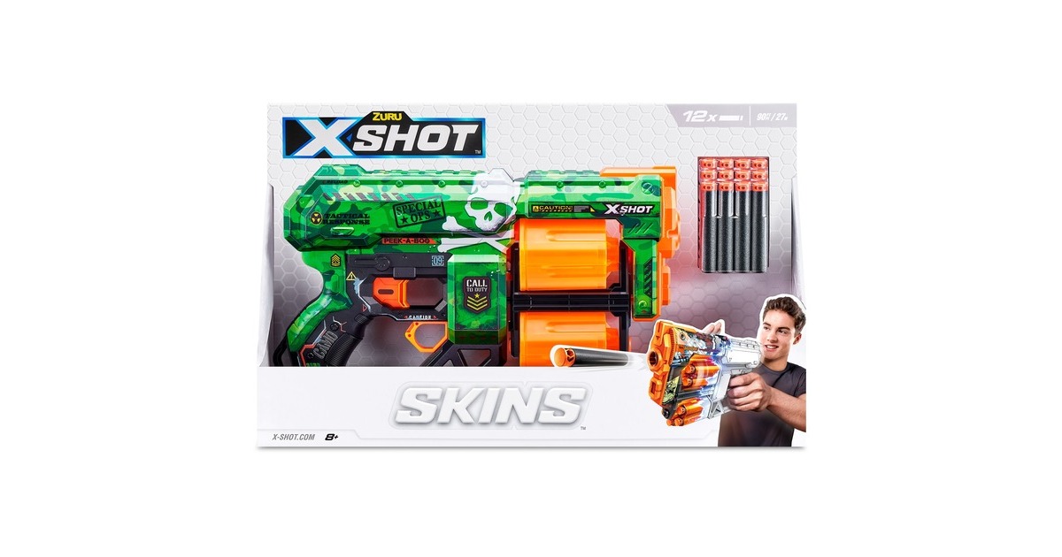 ZURU X-Shot Skins - Dread Camo, Dartblaster