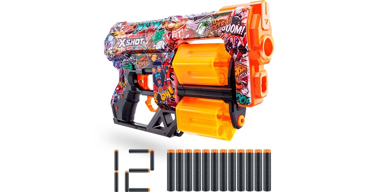 ZURU X-Shot Skins - Dread Sketch, Dartblaster