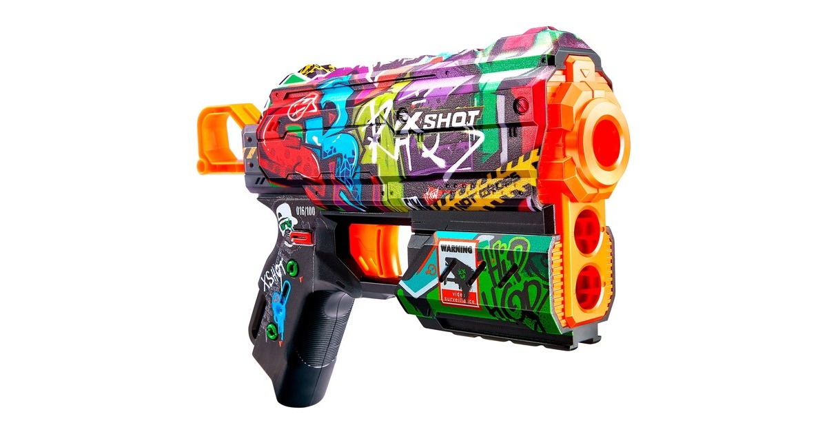 ZURU X-Shot Skins - Flux Graffiti, Dartblaster