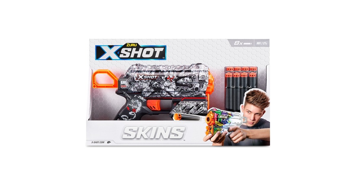 ZURU X-Shot Skins - Flux Illustrate, Dartblaster