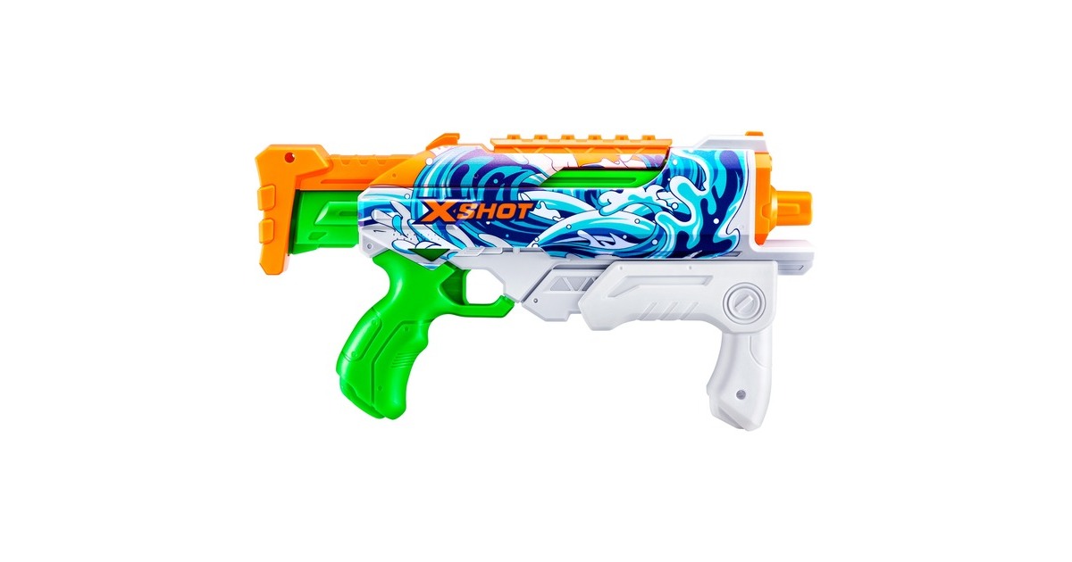ZURU X-Shot Water Fast-Fill Skins - Hyperload Waves, Wasserpistole