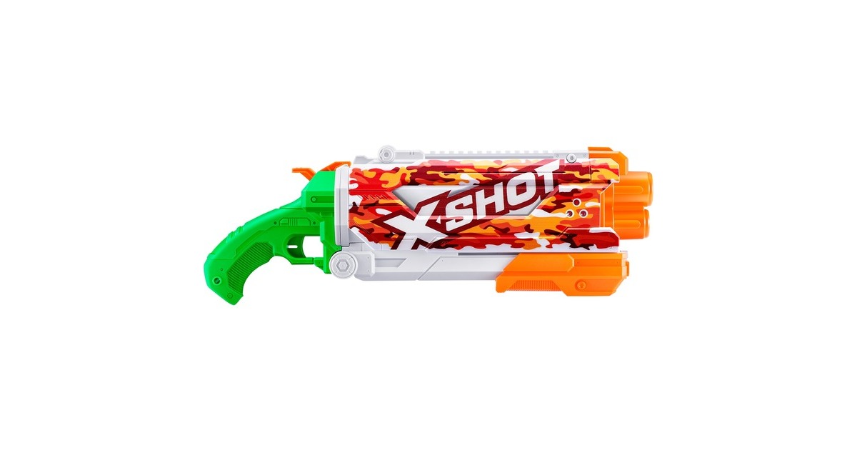 ZURU X-Shot Water Fast-Fill Skins - Pump Action Sun Camo, Wasserpistole