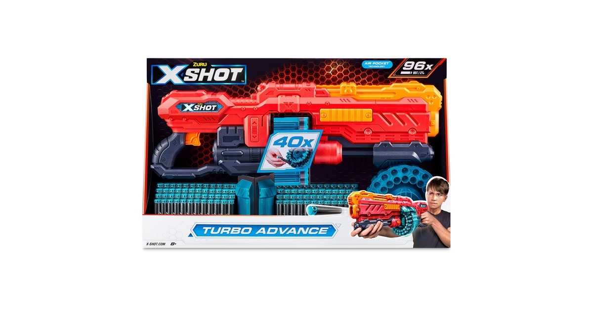 ZURU X-Shot - Excel Turbo Advance, Dartblaster