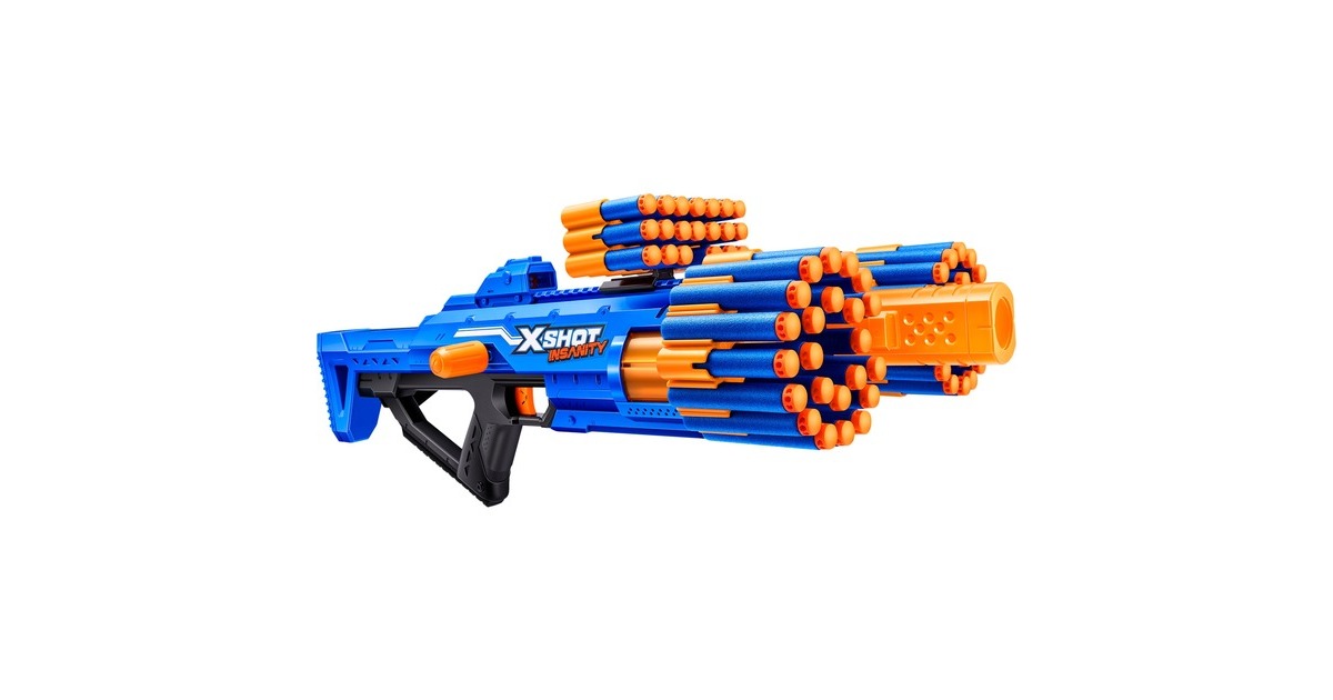 ZURU X-Shot - Insanity Blaster Berzerko, Dartblaster(inkl. 48 Darts)