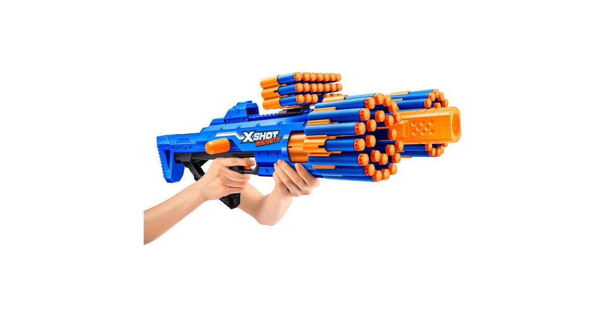 ZURU X-Shot - Insanity Blaster Berzerko, Dartblaster(inkl. 48 Darts)