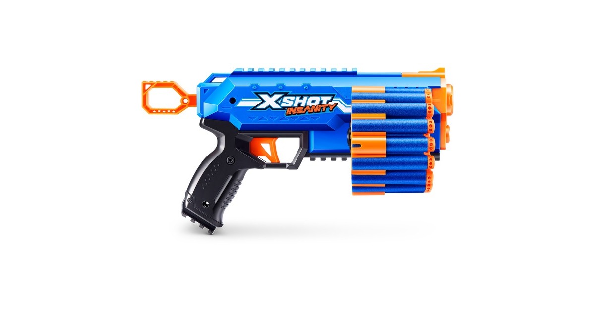 ZURU X-Shot - Insanity Blaster Manic, Dartblaster(inkl. 24 Darts)