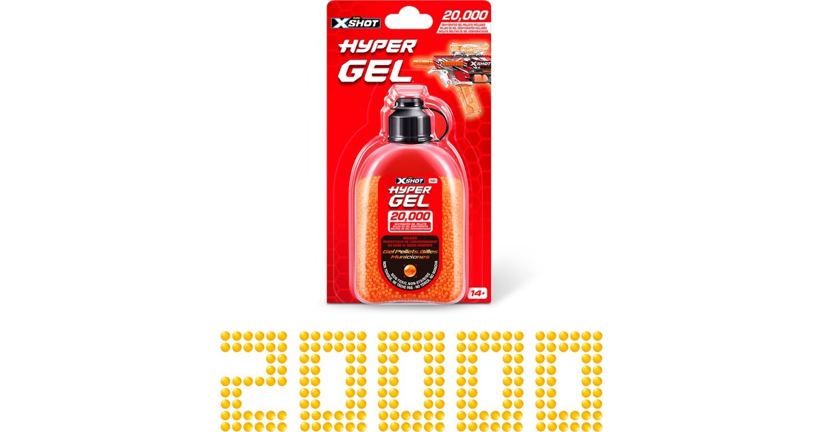 ZURU X-Shot - Insanity Nachfüllpackung 20.000 Gel-Kugeln, Gel-Blaster