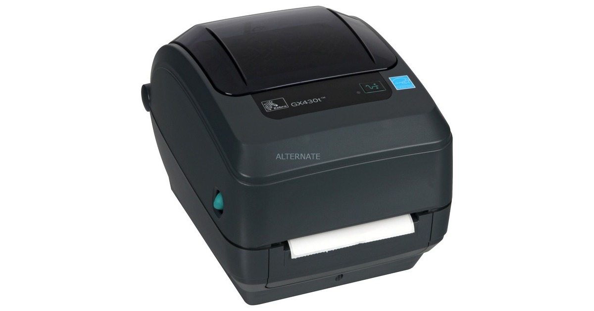 Zebra GX430t, Beschriftungsgerät(anthrazit/schwarz, USB/LAN) Zebra GX430t, Beschriftungsgerät(anthrazit/schwarz, USB/LAN)