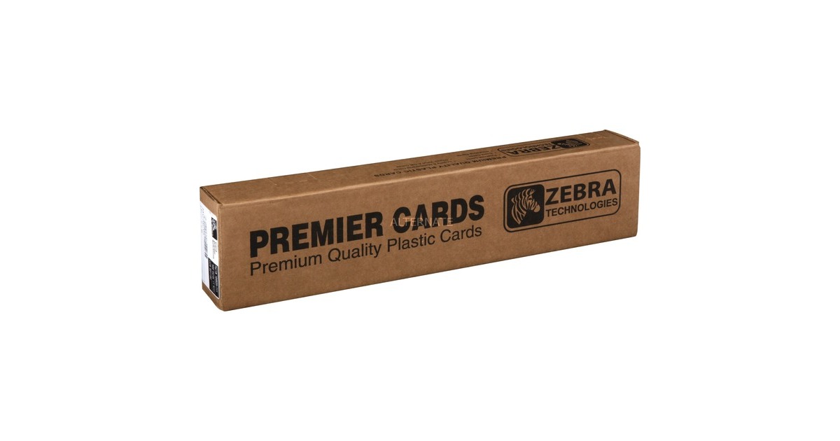 Zebra Premier Karte 30 mil, 500 K. WH, Plastik Karte Zebra Premier Karte 30 mil, 500 K. WH, Plastik Karte