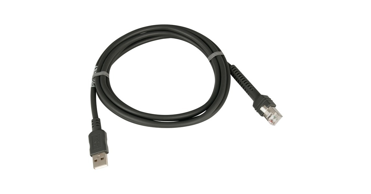 Zebra USB Verbindungskabel CBA-U21-S07ZBR(schwarz, 2,1 Meter)