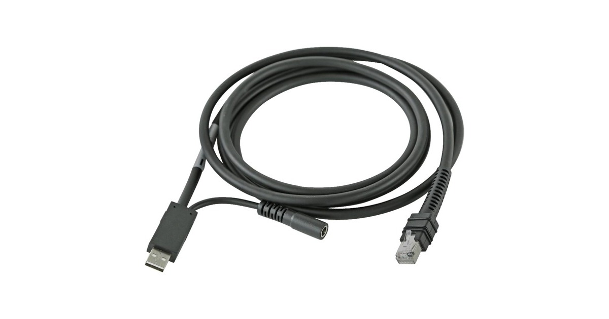 Zebra USB-Verbindungskabel CBA-U42-S07PAR(schwarz, 2,1 Meter, gerade)
