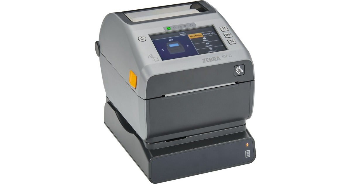 Zebra ZD621d, Etikettendrucker(grau/anthrazit, 203 dpi, Thermodirektdruck, USB, RS232, Bluetooth (BLE))