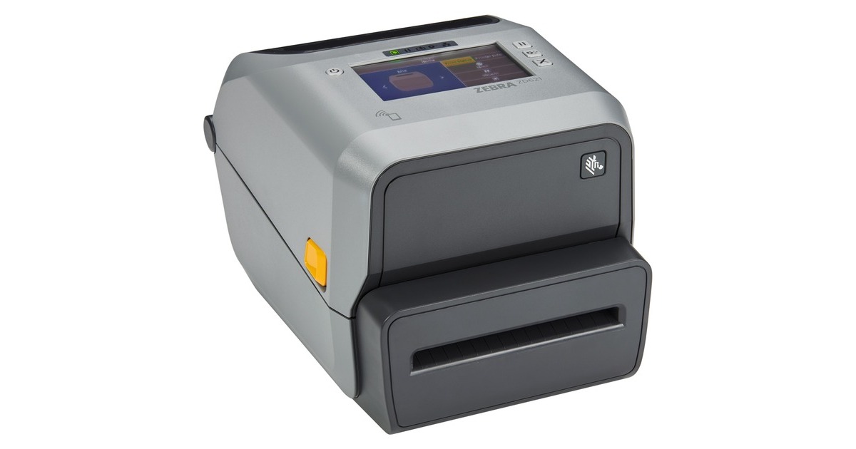 Zebra ZD621t, Etikettendrucker(grau/anthrazit, Thermotransferdruck, 300 dpi, USB, RS232, LAN, Bluetooth (BLE), Display, RTC)