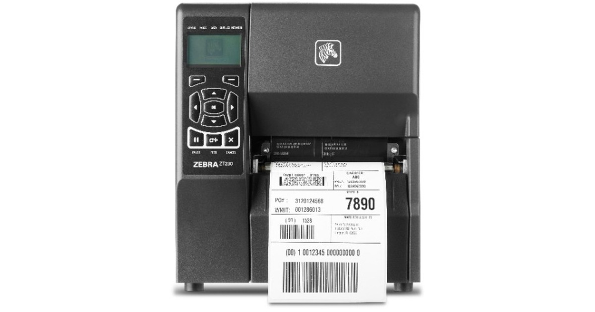 Zebra ZT230, Etikettendrucker(USB, LAN, RS232, 203 dpi)