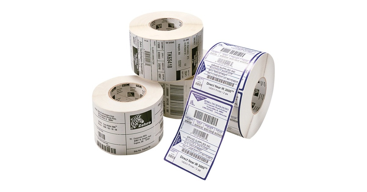 Zebra Z-Ultimate 3000T Etikettenrolle(weiß, 12 Rollen)