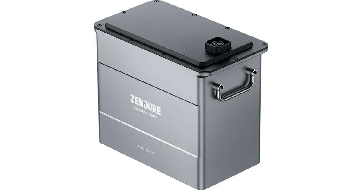 Zendure SolarFlow Set 1,92kWh, Smart PV Hub inkl. Powerstation AB2000, 0% MWST(1.200 Watt, 1.920 Wh)