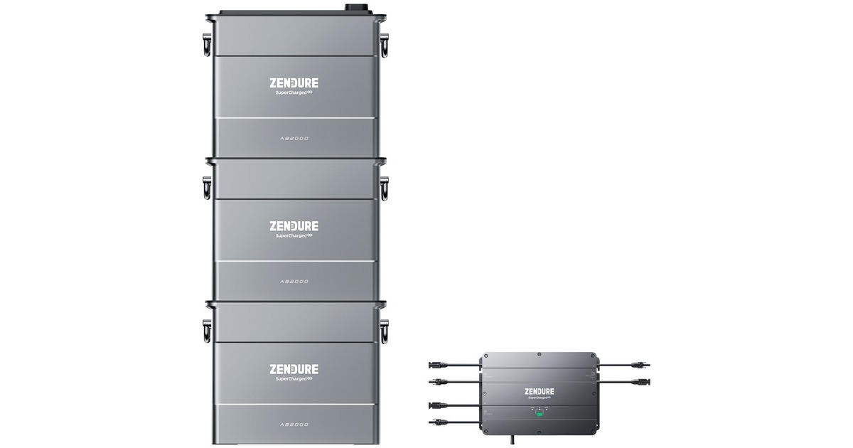 Zendure SolarFlow Set 5,76kWh, Smart PV Hub inkl. 3x Powerstation AB2000, 0% MWST(1.200 Watt, 5.760 Wh) Zendure SolarFlow Set 5,76kWh, Smart PV Hub inkl. 3x Powerstation AB2000, 0% MWST(1.200 Watt, 5.760 Wh)