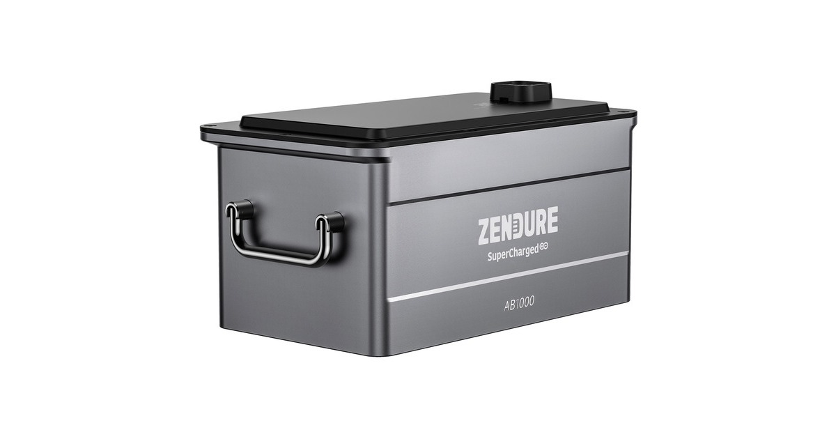 Zendure SolarFlow Zusatzbatterie AB1000, 960Wh Add-On, LiFePO4, Powerstation(1.200 Watt) Zendure SolarFlow Zusatzbatterie AB1000, 960Wh Add-On, LiFePO4, Powerstation(1.200 Watt)