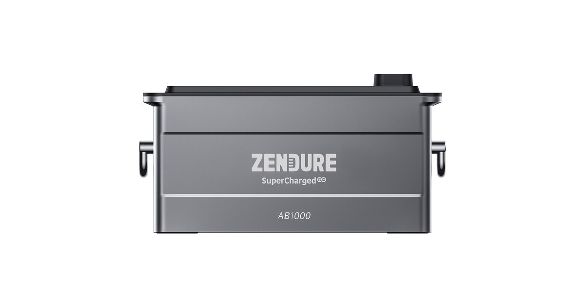 Zendure SolarFlow Zusatzbatterie AB1000, 960Wh Add-On, LiFePO4, Powerstation(1.200 Watt)