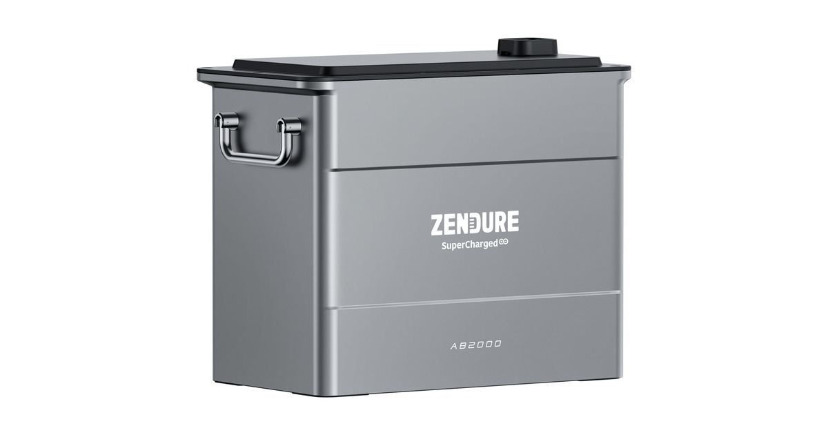 Zendure SolarFlow Zusatzbatterie AB2000, 1.920Wh Add-On, LiFePO4, Powerstation(1.200 Watt) Zendure SolarFlow Zusatzbatterie AB2000, 1.920Wh Add-On, LiFePO4, Powerstation(1.200 Watt)