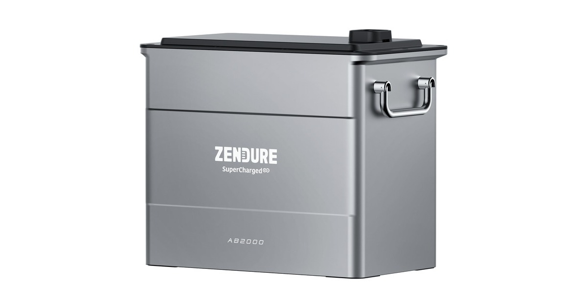 Zendure SolarFlow Zusatzbatterie AB2000, 1.920Wh Add-On, LiFePO4, Powerstation(1.200 Watt)