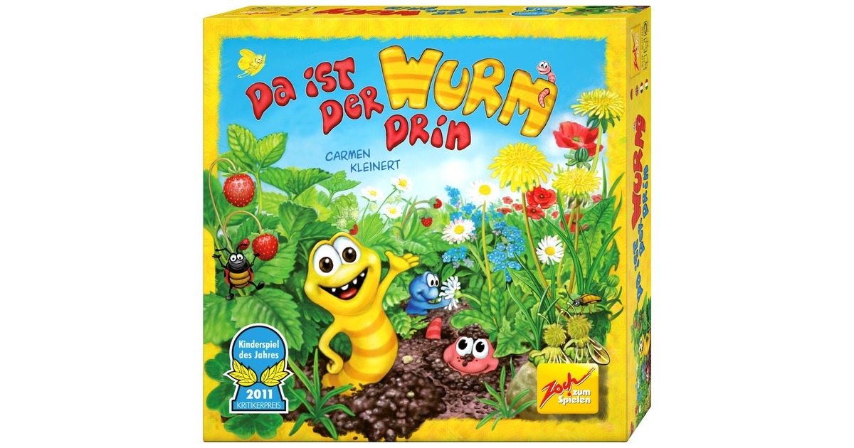 Zoch Da ist der Wurm drin, Brettspiel(Kinderspiel des Jahres 2011)