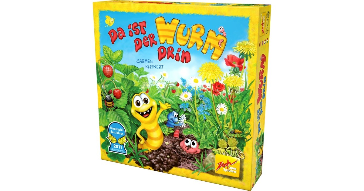 Zoch Da ist der Wurm drin, Brettspiel(Kinderspiel des Jahres 2011)