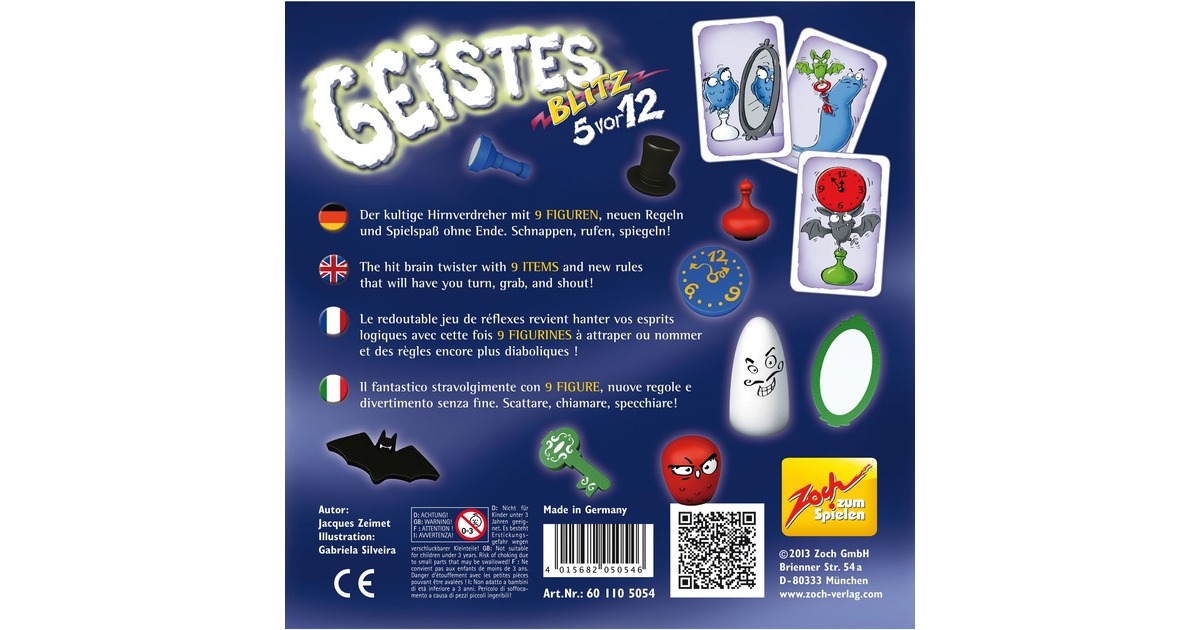 Zoch Geistesblitz 5 vor 12, Kartenspiel