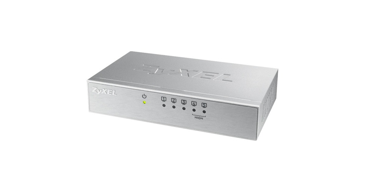 Zyxel ES-105A V3, Switch(silber, lüfterlos)