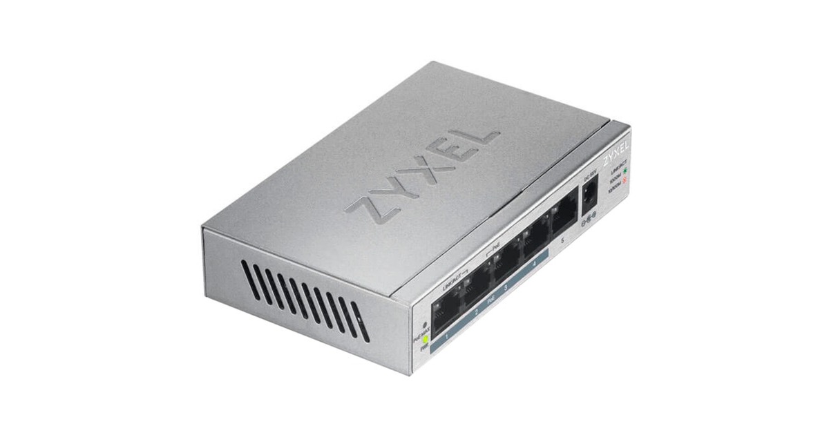 Zyxel GS1005HP, Switch(grau)