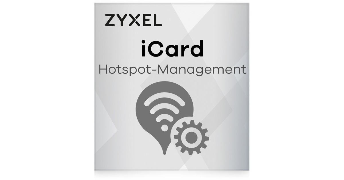 Zyxel Hotspotmanagement für USG310/1100/1900, Lizenz(LIC-HSM-ZZ0001F)
