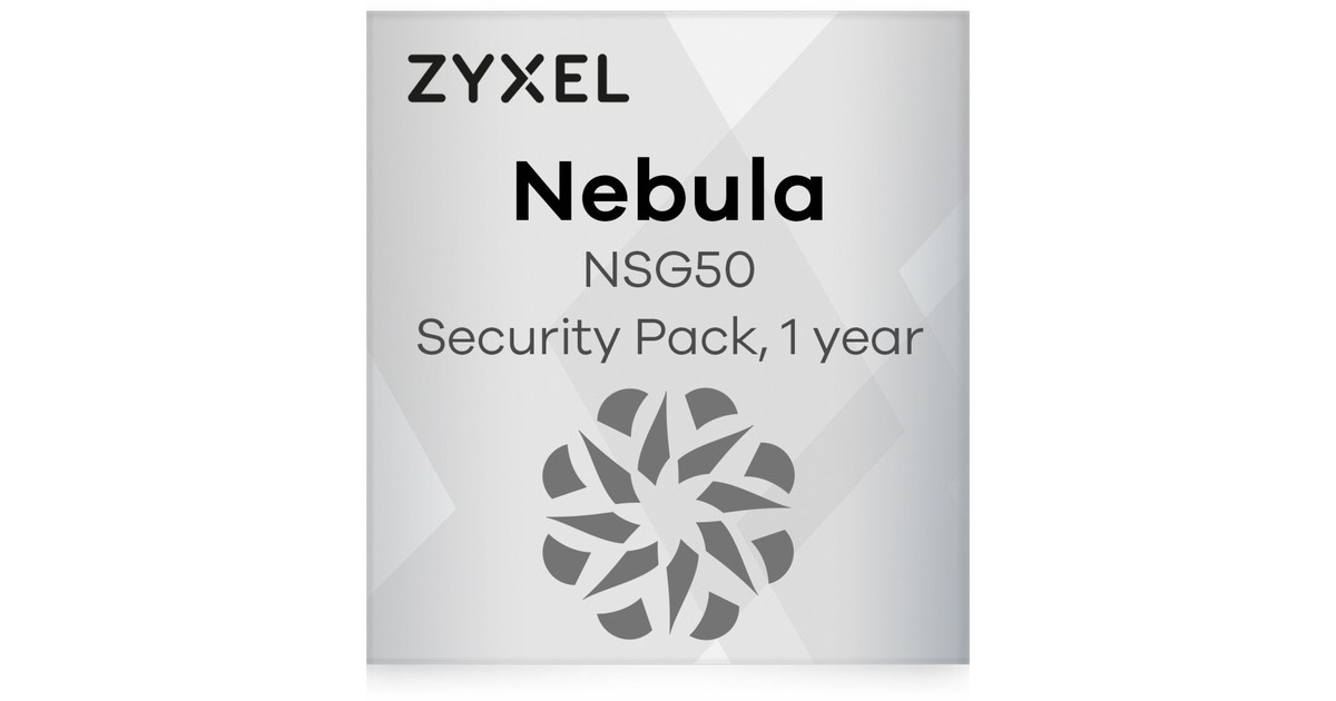 Zyxel Nebula Security Pack für NSG50, Lizenz(LIC-NSS-SP-ZZ1Y06F, 1 Jahr)