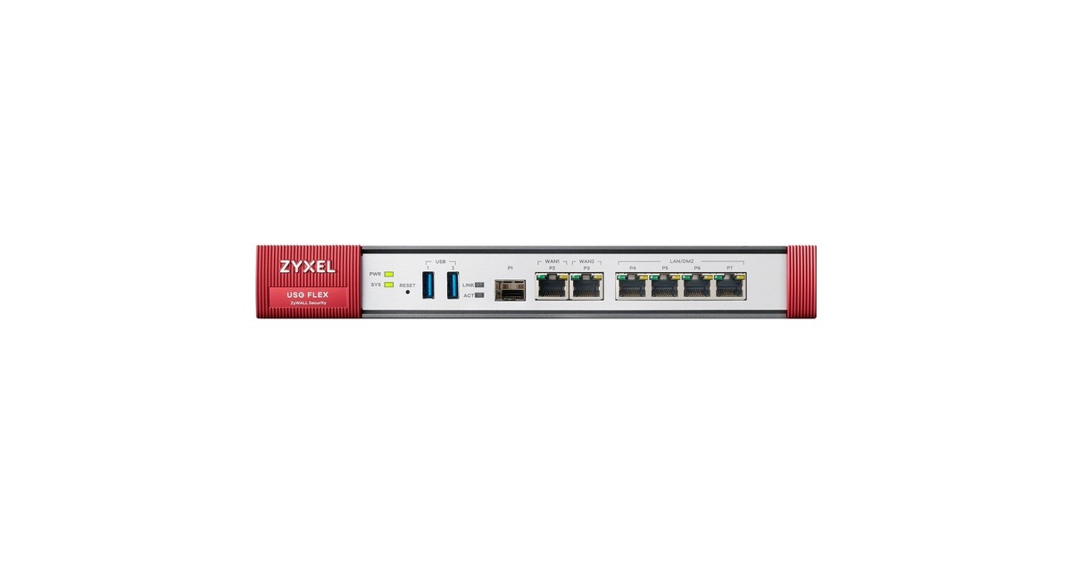 Zyxel USG FLEX 200 UTM Bundle, 1 Jahr, Firewall(inkl. 1 Jahr UTM Service Lizenz, lüfterlos)