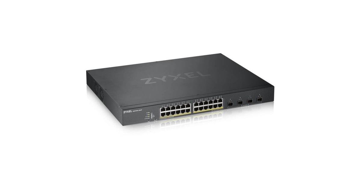 Zyxel XGS1930-28HP, Switch(schwarz, 375W PoE+ Gesamtbudget)