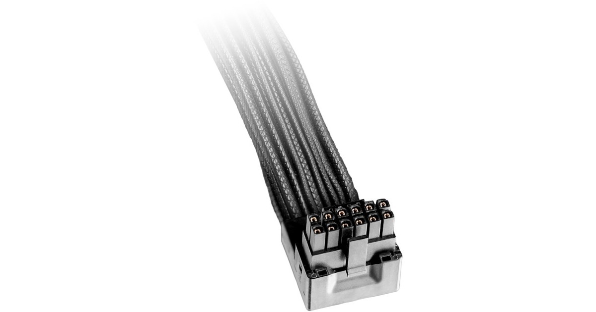 be quiet! 12VHPWR PCI-E 90° Kabel(schwarz, 70cm)