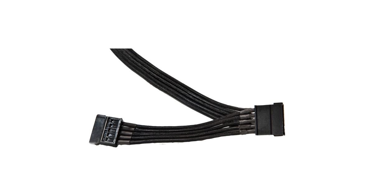 be quiet! 2x S-ATA 40 cm, Kabel(schwarz)