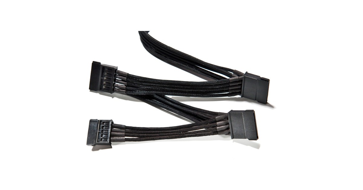 be quiet! 4x S-ATA 90 cm, Kabel(schwarz)
