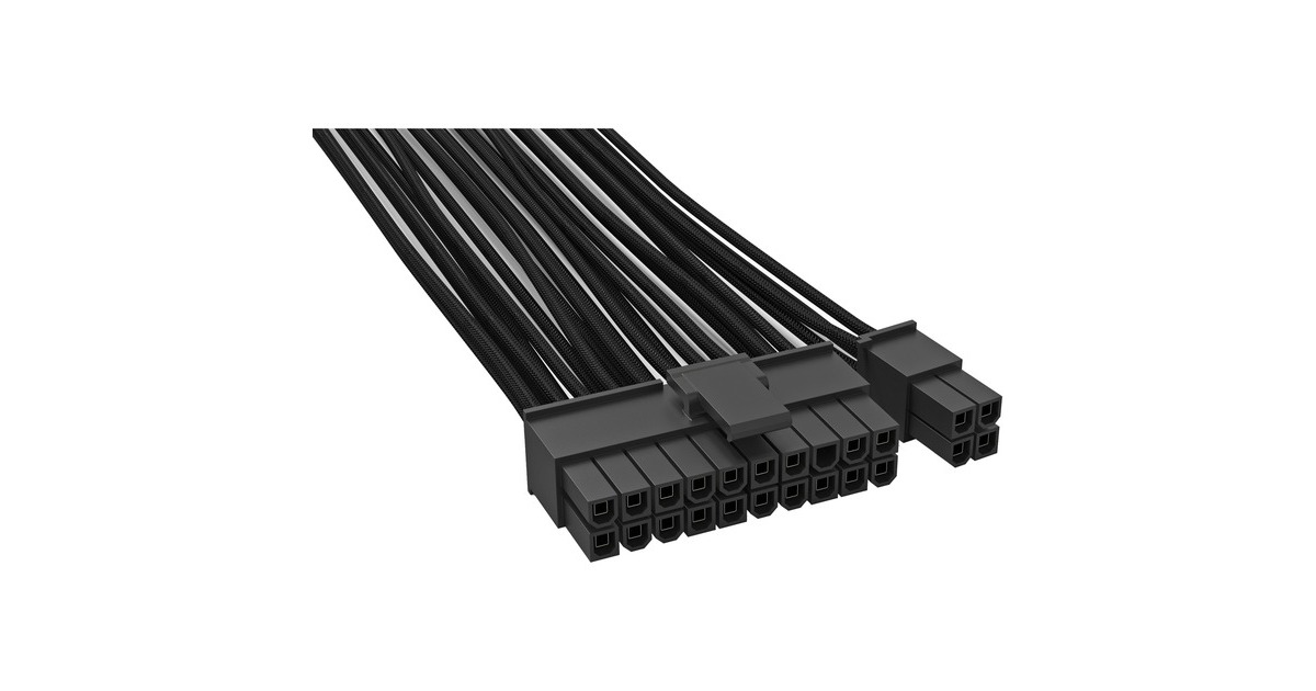 be quiet! CB-6620 1 x P20 + 4 610mm, Kabel(schwarz, 610 mm)