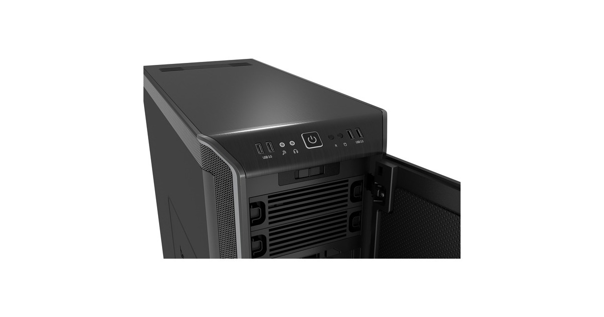 be quiet! DARK BASE 900, Big-Tower-Gehäuse(schwarz/silber)