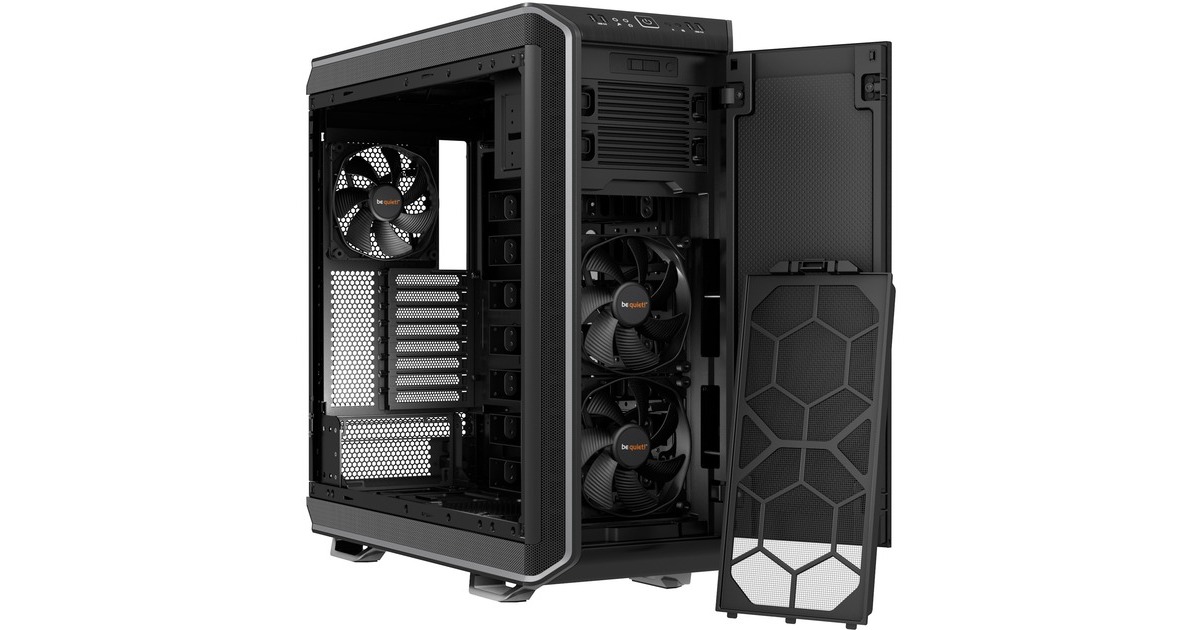 be quiet! DARK BASE 900, Big-Tower-Gehäuse(schwarz/silber)