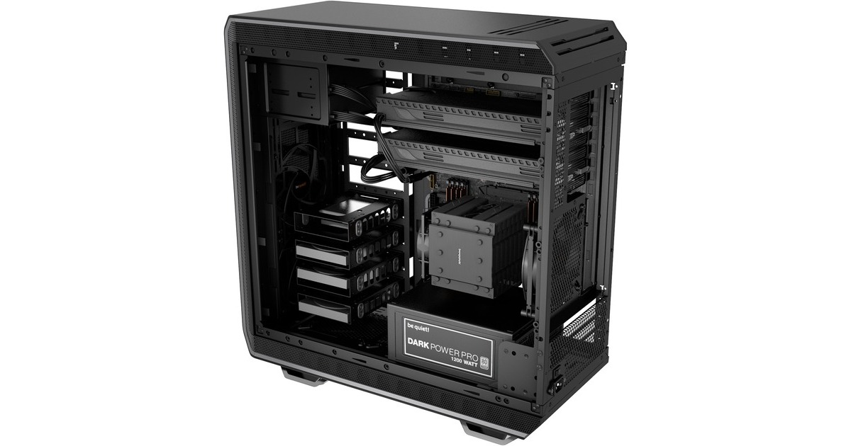be quiet! DARK BASE 900, Big-Tower-Gehäuse(schwarz/silber)