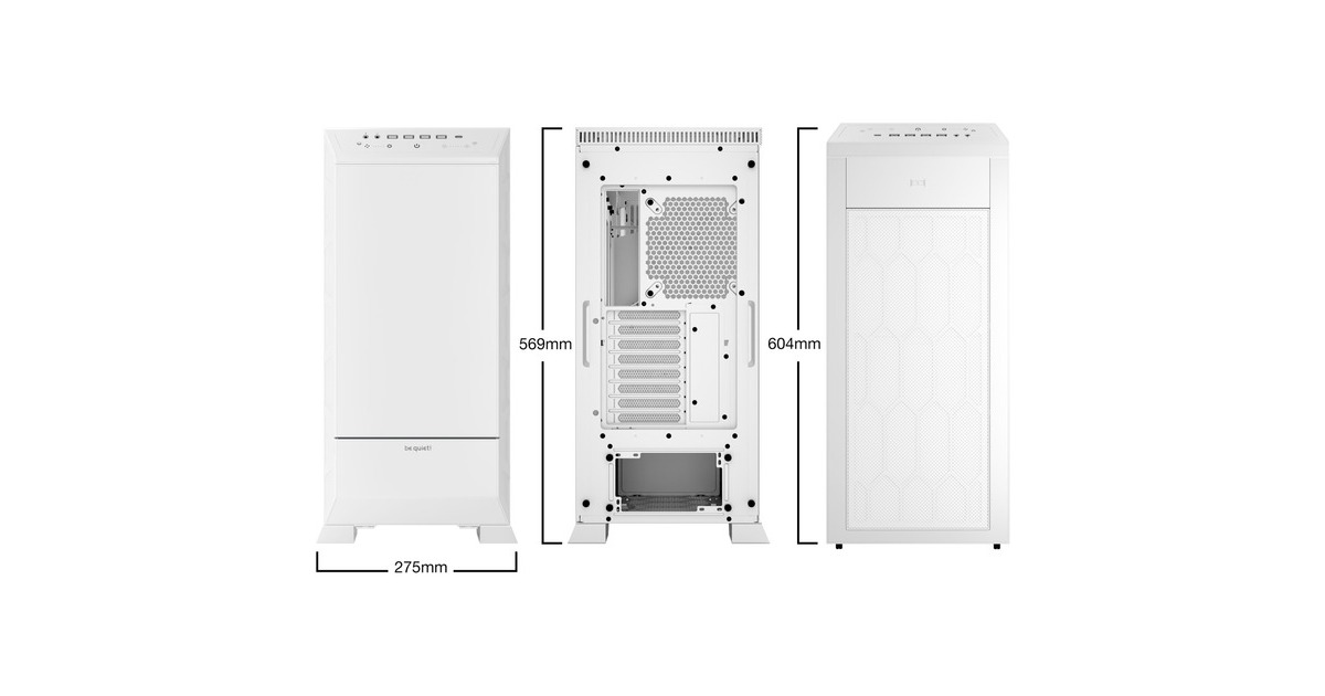be quiet! Dark Base Pro 901, Big-Tower-Gehäuse(weiß)