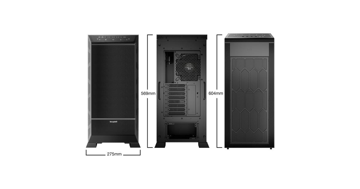 be quiet! Dark Base Pro 901, Big-Tower-Gehäuse(schwarz, Outlet)