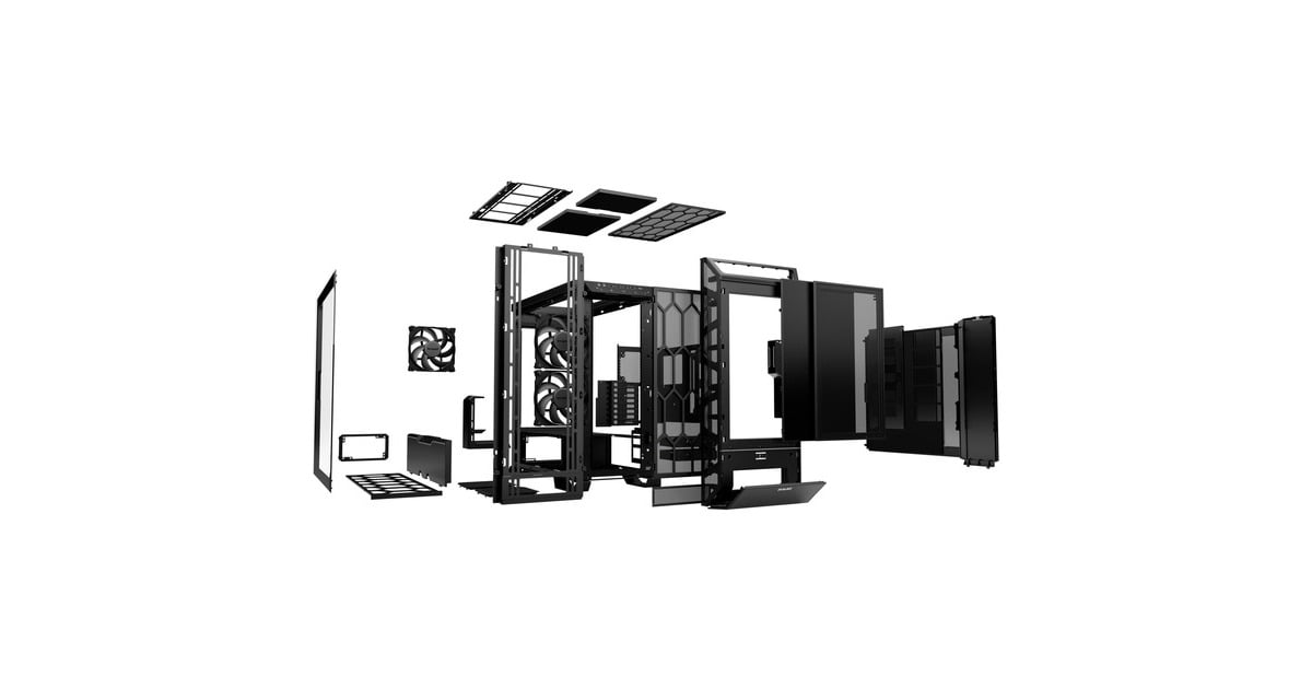 be quiet! Dark Base Pro 901, Big-Tower-Gehäuse(schwarz)