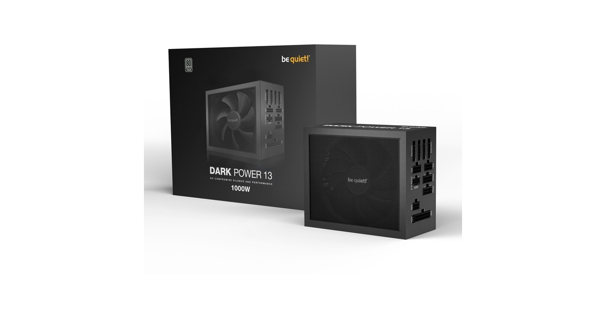 be quiet! Dark Power 13 1000W, PC-Netzteil(schwarz, 5x PCIe, Kabel-Management, 1000 Watt)