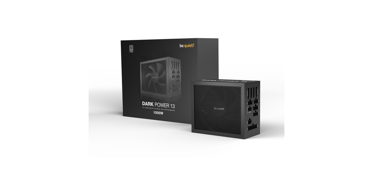 be quiet! Dark Power 13 1000W, PC-Netzteil(schwarz, 5x PCIe, Kabel-Management, 1000 Watt)