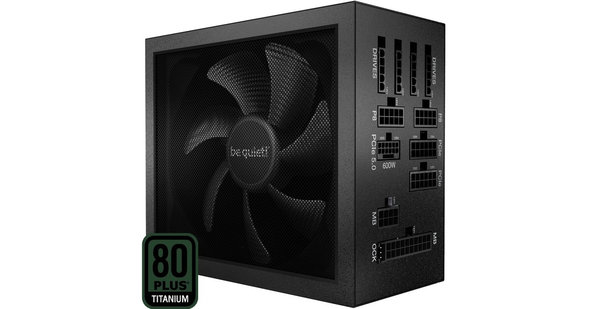 be quiet! Dark Power 13 850W, PC-Netzteil(schwarz, 5x PCIe, Kabel-Management, 850 Watt)